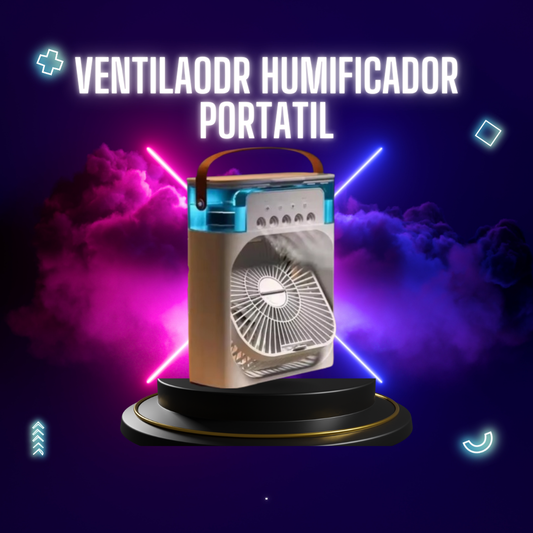 Ventilador humidificador portátil - Tu solución para esos días calurosos